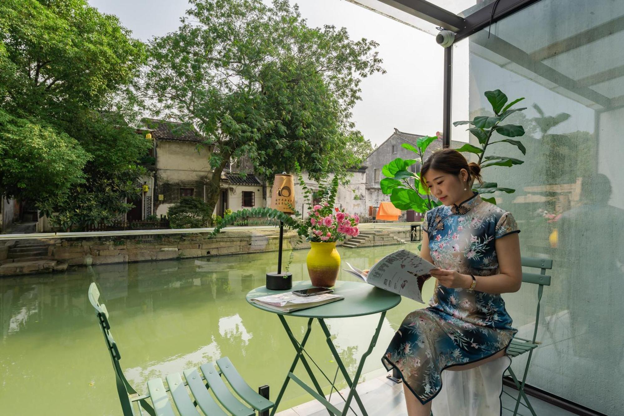 Tongli Slowlife River View Inn Suzhou  Extérieur photo